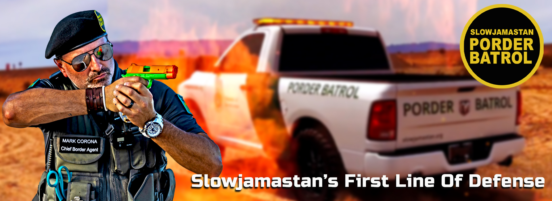 Porder Batrol - Slowjamastans First Line Of Defense copy